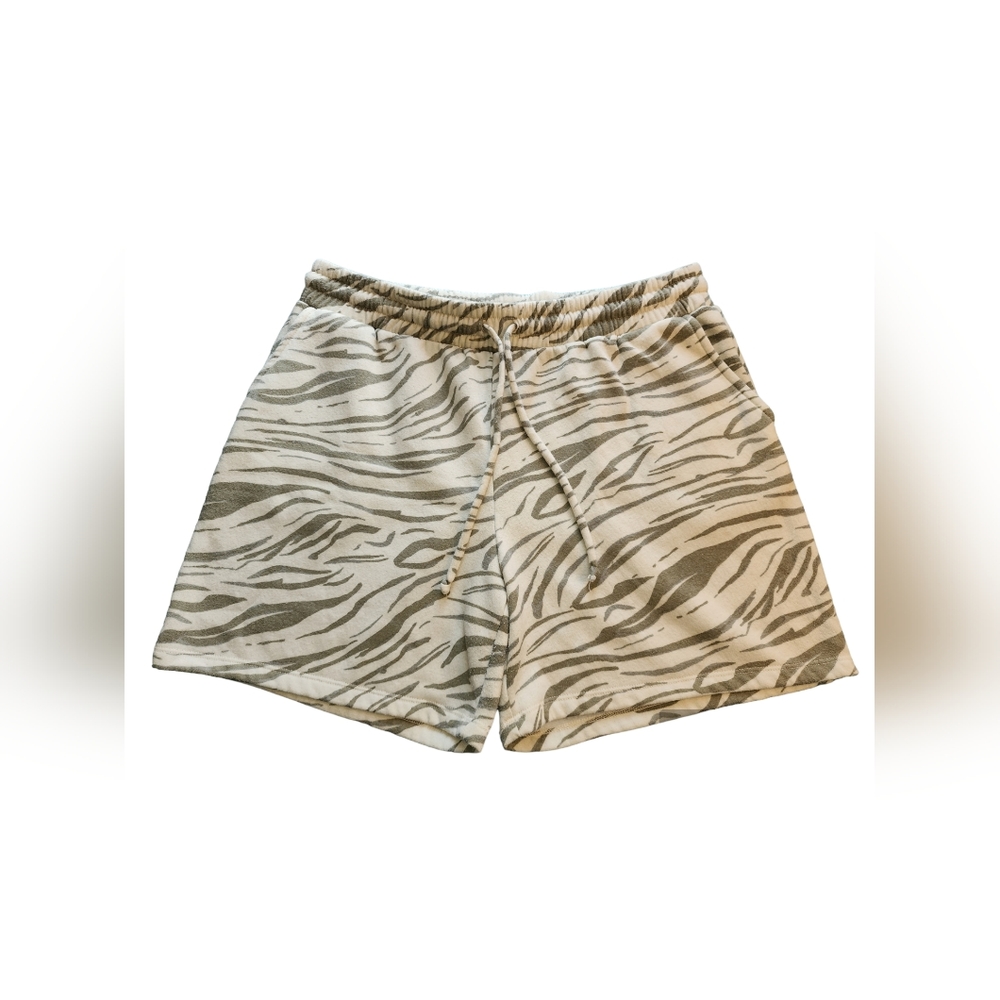 Zebra Striped Shorts